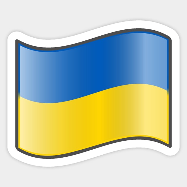 Flag of Ukraine Sticker by ghjura